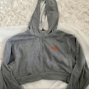 NIKE custom cropped hoodie